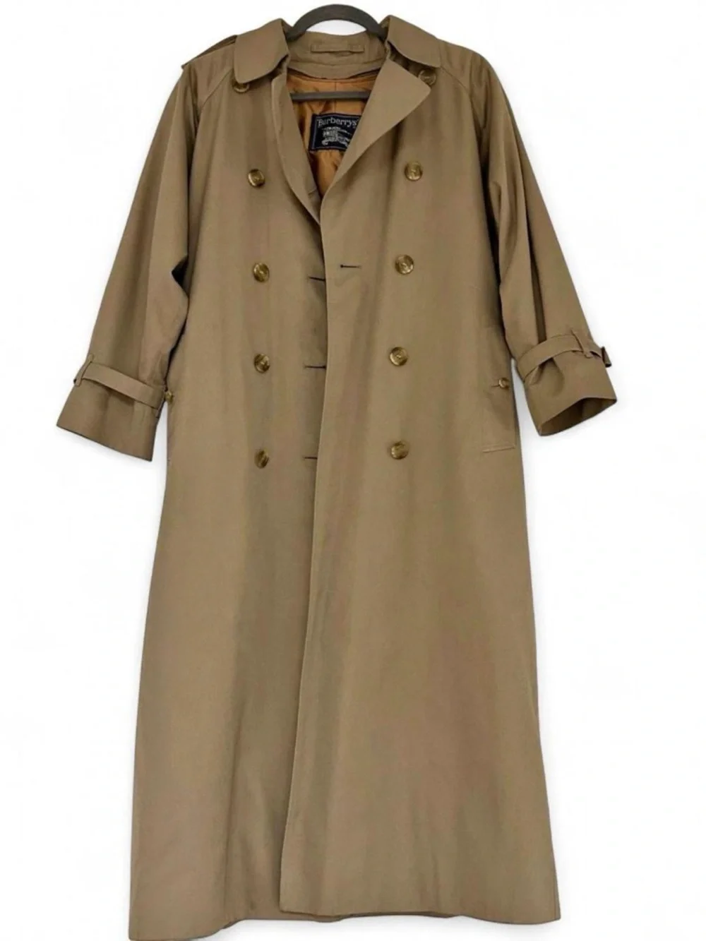 Pristine Grail: Vintage Burberrys XLONG Trench Coat + Wool Liner + Belt - Picture 1 of 16
